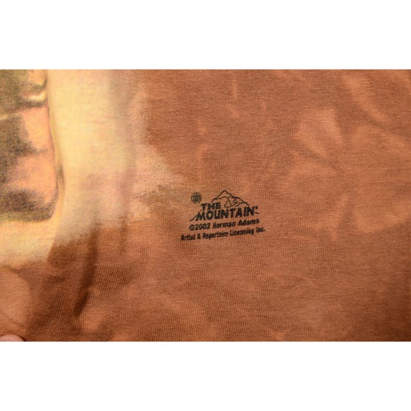 Vintage The Mountain Shirt Mens Medium Horse Graphic Cowboy Western‎ 2002 Tee - Picture 3 of 8